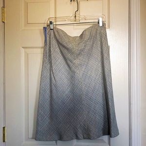 Light Blue Tweed Skirt